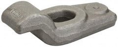 Made in USA - 4" OAL x 1-5/8" Overall Width x 1-7/16" Overall Height, Gooseneck Clamp - Grade ASTM A521, Class CA Carbon Steel, 3/8" Nose Height x 1-3/16" Nose Width, 15/16" Slot Len x 11/16" Slot Width, 3/4" Neck Len - Americas Industrial Supply