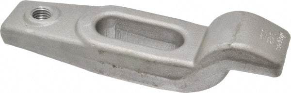 Jergens - 8" OAL x 2-1/8" Overall Width x 2-1/16" Overall Height, Gooseneck Clamp - Grade C-1030/C-1035 Forged Steel, 9/16" Nose Height x 1-1/2" Nose Width, 1-5/8" Slot Len x 13/16" Slot Width, 1-1/4" Neck Len - Americas Industrial Supply