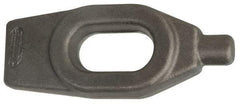 Gibraltar - 13/16" Stud, 2-9/16" Travel, Finger Clamp - 8" Long x 1-1/8" High x 2-1/8" Wide, Grade ASTM A521 & Class CA Forged Steel, 3/4" Diam - Americas Industrial Supply