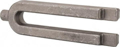 Jergens - 3-1/4" Wide x 1-3/8" High, Forged Steel, U Shaped Strap Clamp - 1" Stud, 9-1/8" Travel, 12" OAL, 1-1/16" Slot Width - Americas Industrial Supply