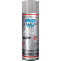 Sprayon - 8 oz Automotive Gasket Sealant - 122°F Max, Clear, Comes in Aerosol Can - Americas Industrial Supply
