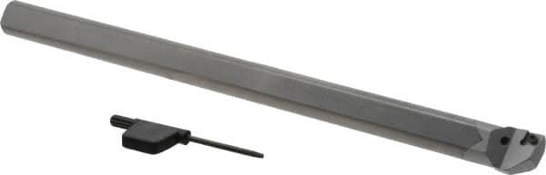 Seco - 0.812" Min Bore Diam, 10" OAL, 5/8" Shank Diam, SCLC Indexable Boring Bar - CCMT Insert, Screw Holding Method - Americas Industrial Supply