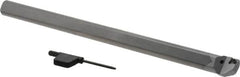 Seco - 0.812" Min Bore Diam, 10" OAL, 5/8" Shank Diam, SCLC Indexable Boring Bar - CCMT Insert, Screw Holding Method - Americas Industrial Supply