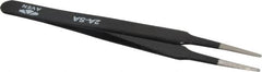Aven - 4-3/4" OAL 2A-SA Color Coded Precision Tweezers - Stainless Steel, 2A-SA Pattern - Americas Industrial Supply