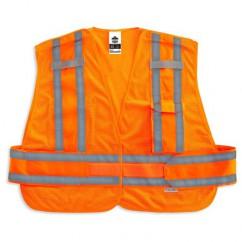 8244PSV XL/2XL ORANGE SAFETY VEST - Americas Industrial Supply