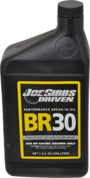 Joe Gibbs Driven Racing Oil - 1 Quart High Zinc Engine Break-In Oil - Grade 5W-30 - Americas Industrial Supply