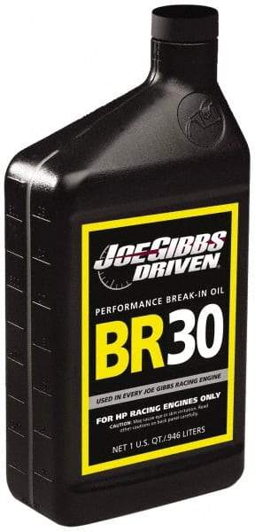 Joe Gibbs Driven Racing Oil - 1 Quart High Zinc Engine Break-In Oil - Grade 5W-30 - Americas Industrial Supply