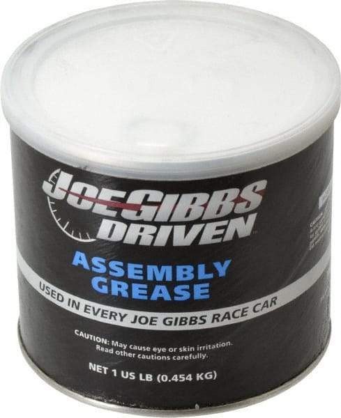 Joe Gibbs Driven Racing Oil - 1 Lb Tub Calcium Extreme Pressure Grease - Brown, Extreme Pressure, 158°F Max Temp, NLGIG 1-1/2, - Americas Industrial Supply
