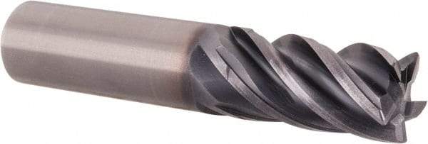 Kennametal - 18mm, 5 Flute, Solid Carbide, 0.75mm Corner Radius End Mill - 92mm OAL, 32mm LOC - Americas Industrial Supply