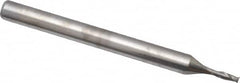 Niagara Cutter - 3/64", 1/8" LOC, 1/8" Shank Diam, 1-1/2" OAL, 2 Flute, Solid Carbide Square End Mill - Single End, Uncoated, Spiral Flute, 30° Helix, Centercutting, Right Hand Cut, Right Hand Flute, Series C230 - Americas Industrial Supply