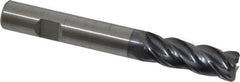 Kennametal - 1/2", 4 Flute, Solid Carbide, 0.06" Corner Radius End Mill - 4" OAL, 1-1/2" LOC - Americas Industrial Supply