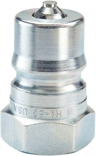 Parker - 1-1/16-12 SAE ORB Steel Hydraulic Hose Female Straight Thread Nipple - 2,500 psi, 28 GPM, Series 60 - Americas Industrial Supply