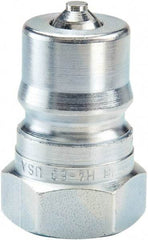 Parker - 1-1/16-12 SAE ORB Steel Hydraulic Hose Female Straight Thread Nipple - 2,500 psi, 28 GPM, Series 60 - Americas Industrial Supply