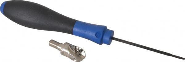Seco - 1/2" Cut Diam, 0.43" Max Depth of Cut, 0.78" OAL, Indexable Ball Nose End Mill - M06 Modular Connection, R218.20 Toolholder, 218.20-0.250.R Insert - Americas Industrial Supply