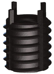 Jergens - 1-1/2 - 6 Internal, 1-7/8 - 12 External, UNC, 2" Insert Length, Heavy Duty Keylocking Thread Inserts - Carbon Steel, Zinc Phosphate Finish, Grade C1215, 2B Internal Class of Fit, 2A External Class of Fit, Use Tool 215-064716 - Americas Industrial Supply