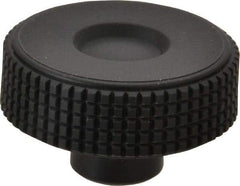 Elesa - 1.97" Head, Knurled Knob - Female Insert, Plastic - Americas Industrial Supply