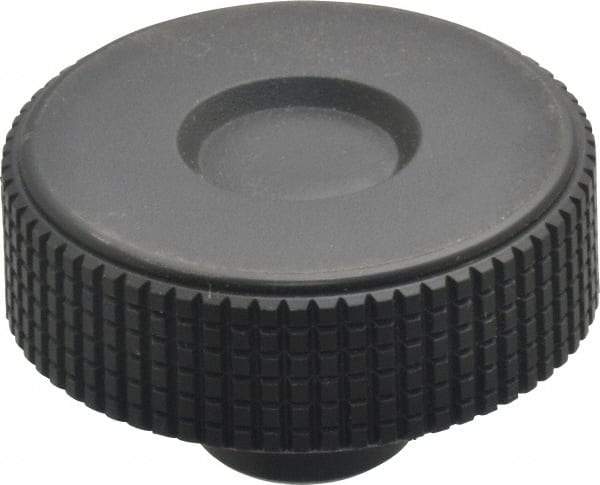 Elesa - 2.36" Head, Knurled Knob - Female Insert, Plastic - Americas Industrial Supply