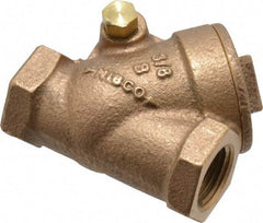 NIBCO - 3/8" Bronze Check Valve - Y-Pattern, FNPT x FNPT, 200 WOG - Americas Industrial Supply