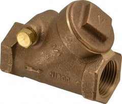 NIBCO - 3/4" Bronze Check Valve - Y-Pattern, FNPT x FNPT, 200 WOG - Americas Industrial Supply