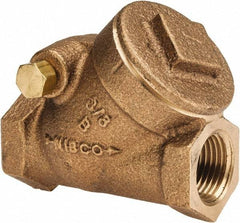 NIBCO - 3/8" Bronze Check Valve - Y-Pattern, FNPT x FNPT, 200 WOG - Americas Industrial Supply