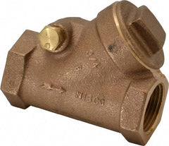 NIBCO - 3/4" Bronze Check Valve - Y-Pattern, FNPT x FNPT, 200 WOG - Americas Industrial Supply