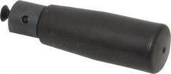 Elesa - M4x0.7 Stem, Revolving (Folding) Handwheel & Machine Handle - Technopolymer Cylindrical Handle, Steel Stem, 2.2" Handle Length, 2.91" OAL - Americas Industrial Supply