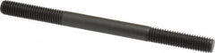 Jergens - M8x1.25 110mm OAL Equal Double Threaded Stud - Alloy Steel, Black Oxide Finish, 31mm Equal Thread Length, Metric - Americas Industrial Supply