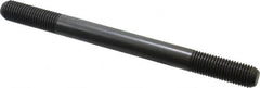 Jergens - M16x2.0 200mm OAL Equal Double Threaded Stud - Alloy Steel, Black Oxide Finish, 47mm Equal Thread Length, Metric - Americas Industrial Supply