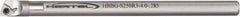 Hertel - 0.26" Min Bore Diam, 6" OAL, 3/16" Shank Diam, HBBG Indexable Boring Bar - 1-7/8" Max Bore Depth, WPGT Insert, Screw Holding Method - Americas Industrial Supply