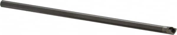 Hertel - 0.285" Min Bore Diam, 6" OAL, 1/4" Shank Diam, HBBG Indexable Boring Bar - 2-1/2" Max Bore Depth, WPGT Insert, Screw Holding Method - Americas Industrial Supply
