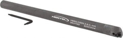 Hertel - 0.54" Min Bore Diam, 8" OAL, 1/2" Shank Diam, HBBQ Indexable Boring Bar - 5" Max Bore Depth, WPGT Insert, Screw Holding Method - Americas Industrial Supply