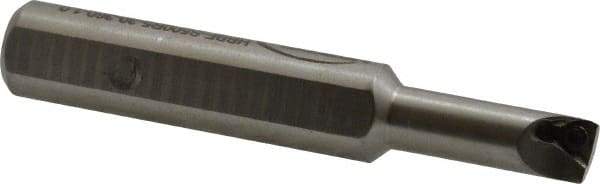Hertel - 0.36" Min Bore Diam, 3" OAL, 1/2" Shank Diam, HBBF Indexable Boring Bar - 1" Max Bore Depth, TD.. Insert, Screw Holding Method - Americas Industrial Supply