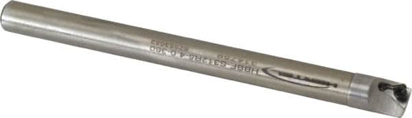 Hertel - 0.36" Min Bore Diam, 4" OAL, 5/16" Shank Diam, HBBF Indexable Boring Bar - 1-1/4" Max Bore Depth, TD.. Insert, Screw Holding Method - Americas Industrial Supply