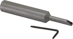 Hertel - 0.3" Min Bore Diam, 4" OAL, 5/8" Shank Diam, HBBF Indexable Boring Bar - 1-1/4" Max Bore Depth, TD.. Insert, Screw Holding Method - Americas Industrial Supply