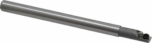 Hertel - 0.18" Min Bore Diam, 2-1/2" OAL, 3/16" Shank Diam, HBBC Indexable Boring Bar - 1/2" Max Bore Depth, CD.. Insert, Screw Holding Method - Americas Industrial Supply