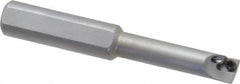 Hertel - 0.285" Min Bore Diam, 2-1/2" OAL, 3/8" Shank Diam, HBBC Indexable Boring Bar - 1-1/4" Max Bore Depth, CD.. Insert, Screw Holding Method - Americas Industrial Supply