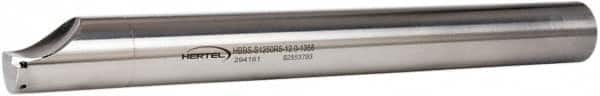 Hertel - 1.355" Min Bore Diam, 12" OAL, 1-1/4" Shank Diam, HBBS Indexable Boring Bar - 10" Max Bore Depth, TD.., TP.. Insert, Screw Holding Method - Americas Industrial Supply