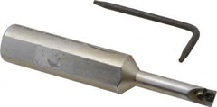 Hertel - 0.23" Min Bore Diam, 2-3/4" OAL, 1/2" Shank Diam, HBBC Indexable Boring Bar - 1" Max Bore Depth, CD.. Insert, Screw Holding Method - Americas Industrial Supply
