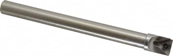 Hertel - 0.668" Min Bore Diam, 6" OAL, 1/2" Shank Diam, HBBS Indexable Boring Bar - 4-1/2" Max Bore Depth, TD.., TP.. Insert, Screw Holding Method - Americas Industrial Supply