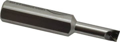 Hertel - 0.438" Min Bore Diam, 4" OAL, 3/4" Shank Diam, HBBQ Indexable Boring Bar - 1-1/2" Max Bore Depth, TPC.. Insert, Screw Holding Method - Americas Industrial Supply