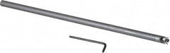 Hertel - 0.438" Min Bore Diam, 10" OAL, 3/8" Shank Diam, HBBQ Indexable Boring Bar - 3-3/4" Max Bore Depth, TPC.. Insert, Screw Holding Method - Americas Industrial Supply