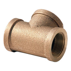 Merit Brass - Brass & Chrome Pipe Fittings Type: Tee Fitting Size: 4 - Americas Industrial Supply