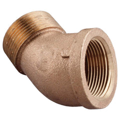 Merit Brass - Brass & Chrome Pipe Fittings Type: 45 Degree Street Elbow Fitting Size: 1 - Americas Industrial Supply
