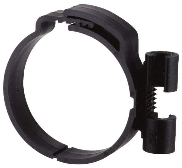 ZSI - 3/8" Rod, 1-1/4" Tube Diam, Cushion Clamp - Black, 150 Lb Capacity, Polyamide - Americas Industrial Supply