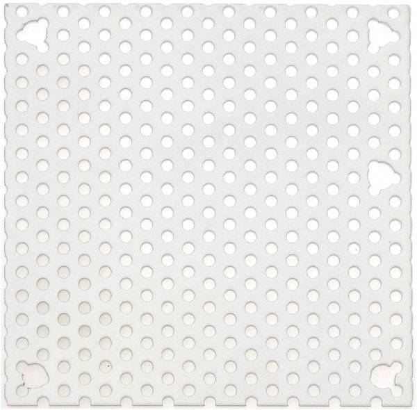 Cooper B-Line - 4-1/4" OAW x 4-1/4" OAH Powder Coat Finish Electrical Enclosure Perforated Panel - 6" x 6" Box, 16 Gauge Steel, Use with 664-1 - Americas Industrial Supply