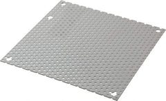 Cooper B-Line - 6-1/4" OAW x 6-1/4" OAH Powder Coat Finish Electrical Enclosure Perforated Panel - 8" x 8" Box, 16 Gauge Steel, Use with 884-1/886-1 - Americas Industrial Supply