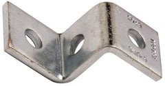 Cooper B-Line - Zinc Plated Carbon Steel Z Strut Fitting - 1/2" Bolt, 3 Holes, Used with Cooper B Line Channel & Strut (All Sizes Except B62 & B72) - Americas Industrial Supply