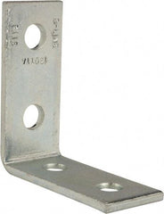 Cooper B-Line - Zinc Plated Carbon Steel 90° Strut Fitting - 1/2" Bolt, 4 Holes, Used with Cooper B Line Channel & Strut (All Sizes Except B62 & B72) - Americas Industrial Supply