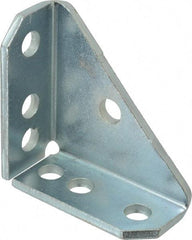 Cooper B-Line - Zinc Plated Carbon Steel 90° Gusset Strut Fitting - 7 Holes, Used with Cooper B Line Channel & Strut (All Sizes Except B62 & B72) - Americas Industrial Supply