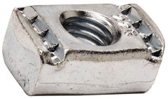 Cooper B-Line - 3/8" Rod, Zinc Plated Carbon Steel Channel Strut Nut with O Spring - 1100 Lb Capacity, 3/8" Bolt, 1 Hole, Used with Cooper B Line B11, B12, B22, B24, B26 & B32 Channel & Strut - Americas Industrial Supply